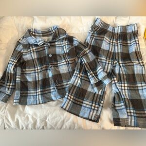 Calvin Klein Kids Pajamas - Blue and Brown Plaid